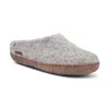 Betterfelt Men's Classic Slipper - Grey With Suede Sole In Grey