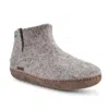Betterfelt Women's Classic Boot - Grey With Suede Sole In Grey