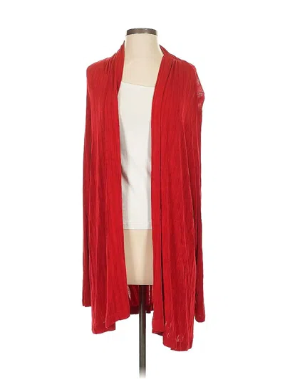 Pre-owned Bettina Riedel Cardigan Sweater In Red