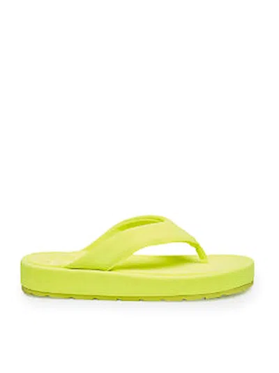 Bettina Vermillon Shoes Anastasia Flip-flops In Neon Yellow