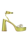 Bettina Vermillon Sandals In Green