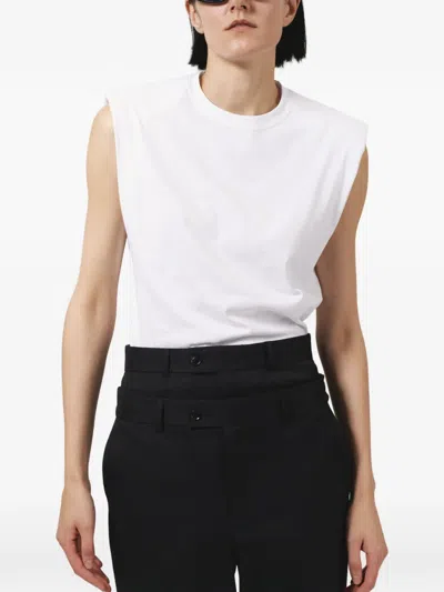 Bettter 민소매 티셔츠 In White