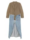 Bettter Denim-panel Coat
