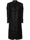 Bettter Layered Wool Blazer Coat In Black