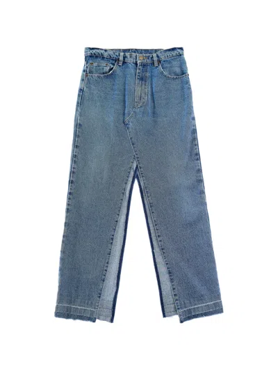 Bettter Denim Maxi Skirt In Blue