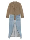 Bettter Denim-panel Coat