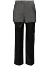 Bettter Double-waistband Trousers In Black