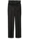 Bettter Double-waistband Trousers In Black