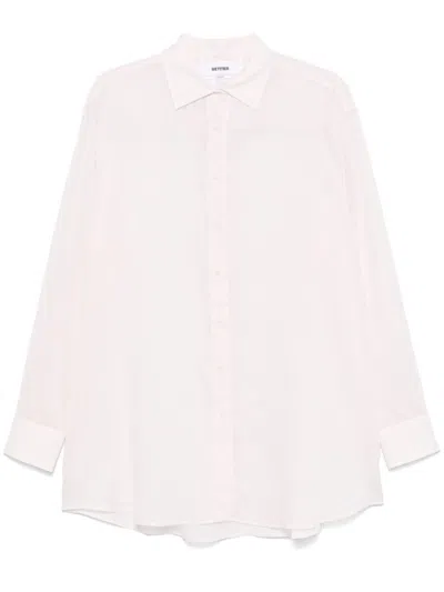 Bettter Pink Striped Shirt