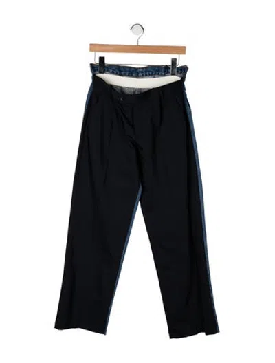 Pre-owned Bettter Mid-rise Straight Leg Jeans In Black