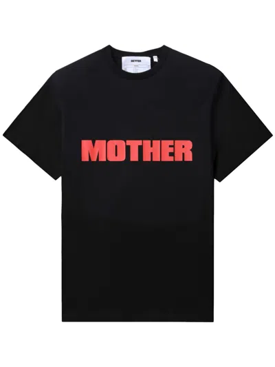 Bettter Text-print T-shirt In Black