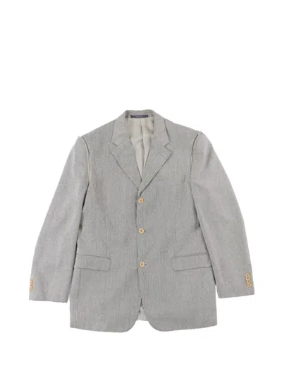Bettter Upcycled Transformer Blazer In Gray