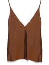 Bettter V-neck Camisole In Brown