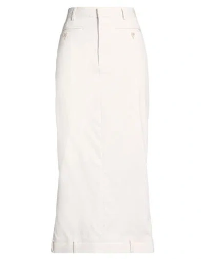 Bettter Woman Maxi Skirt Off White Size M Cotton