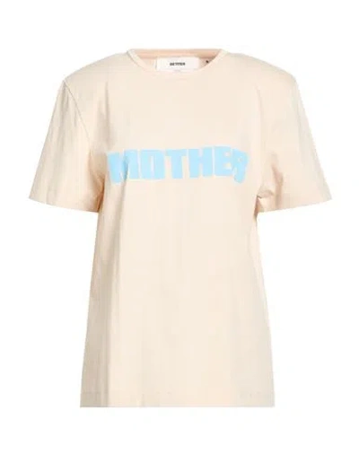 Bettter Woman T-shirt Beige Size M Cotton In Neutral