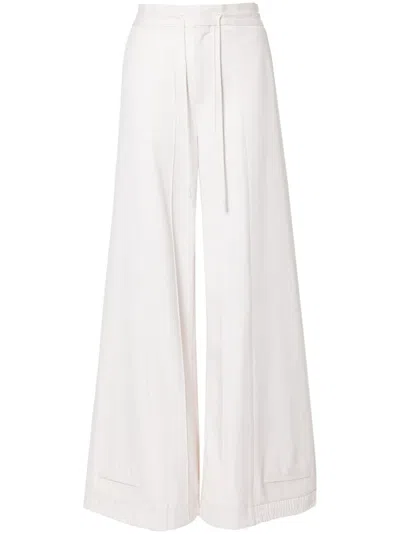 Bettter Upside Down Palazzo Pants In Neutrals