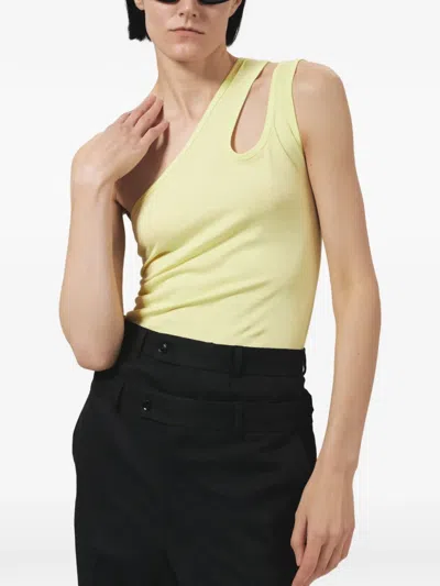 Bettter 원숄더 탱크 탑 In Yellow