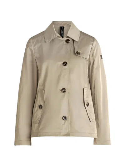 Betty Barclay Button-down Collared Coat In Brown