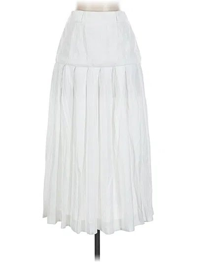 Pre-owned Betty Barclay Casual Skirt In White
