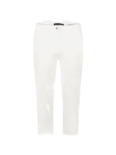 Betty Barclay Cropped Trousers In White