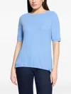 Betty Barclay Drawstring-hem T-shirt In Blue