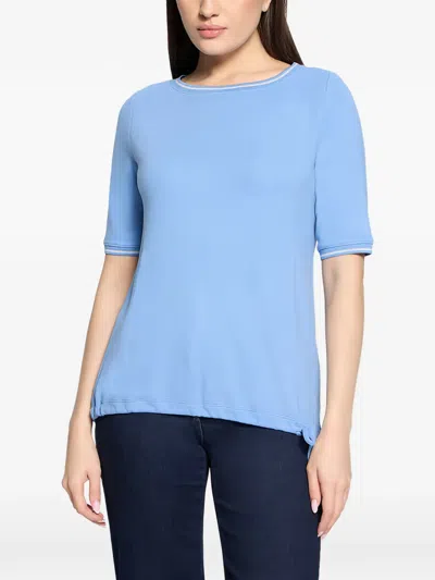 Betty Barclay Drawstring-hem T-shirt In Blue