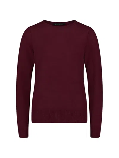 Betty Barclay Fine-knit Cashmere Sweater In Burgundy