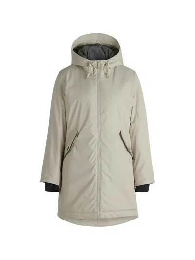 Betty Barclay Hooded Parka Coat In Neutral