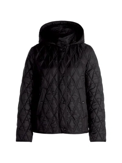 Betty Barclay Hooded Puffer Jacket In Black