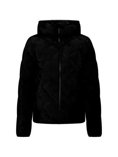 Betty Barclay Hooded Puffer Jacket In Black