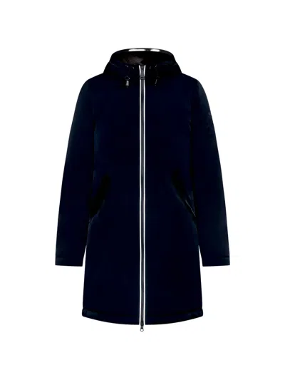 Betty Barclay Hooded Quilted Parka Coat In Black
