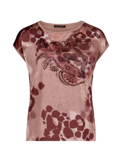 Betty Barclay Paisley-print Blouse In Brown
