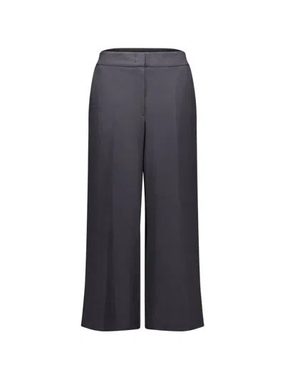 Betty Barclay Pressed-crease High-waist Culottes In Black
