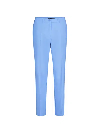 Betty Barclay Pressed-crease Tailored Trousers In Blue