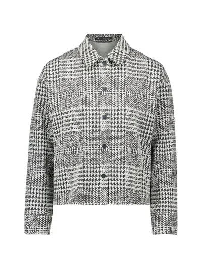 Betty Barclay Prince Of Wales Check Jacket In Gray