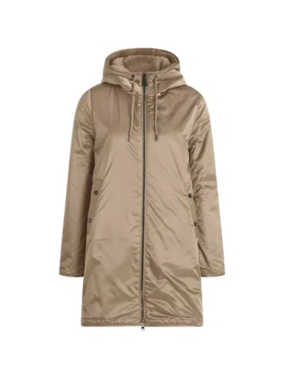 Betty Barclay Reversible Faux-fur Coat In Neutral