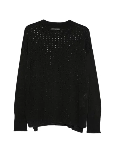 Betty Barclay Sequin-embellishment Sweater In Black