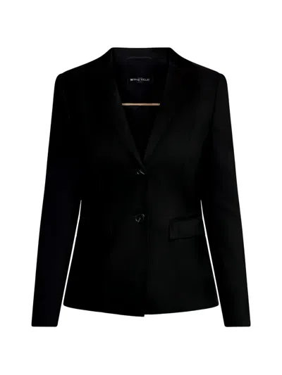 Betty Barclay Single-breasted Notched-lapel Blazer In Black