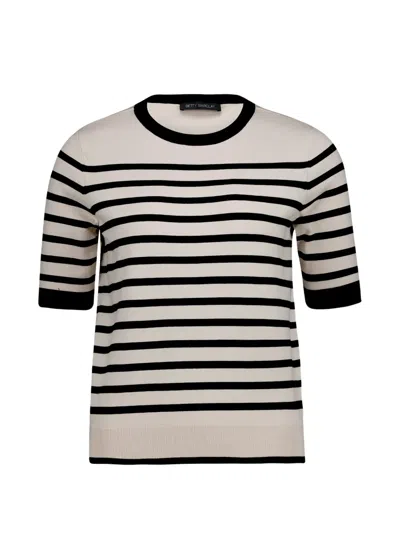 Betty Barclay Striped Short-sleeve T-shirt In Blue
