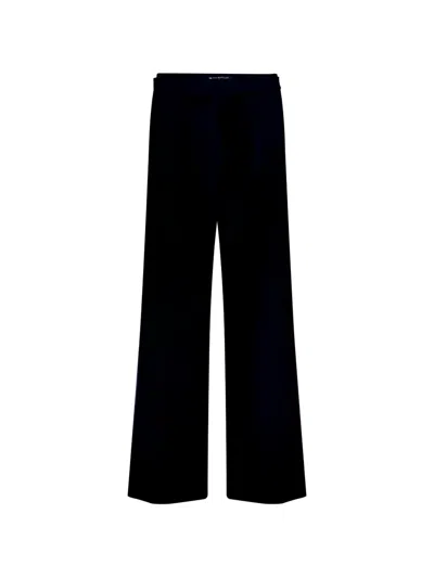 Betty Barclay Tie-fastening Wide-leg Trousers In Black