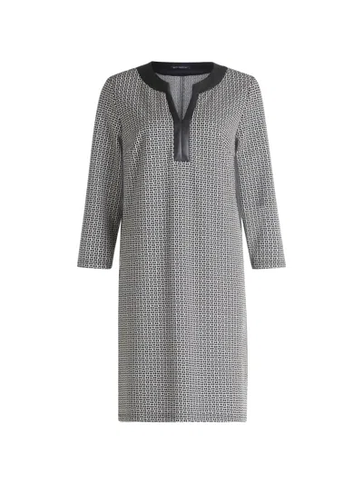 Betty Barclay V-neck Mini Dress In Multi