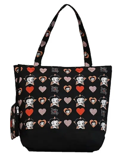 Betty Boop Essential Tote Bag In Black