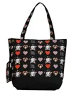 BETTY BOOP ESSENTIAL TOTE BAG IN BLACK