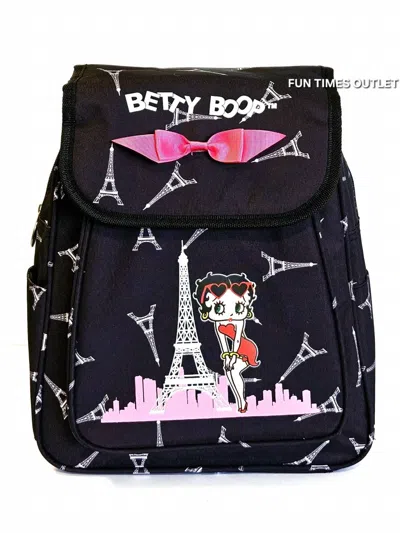 Betty Boop Girl's Mini Backpack In Black