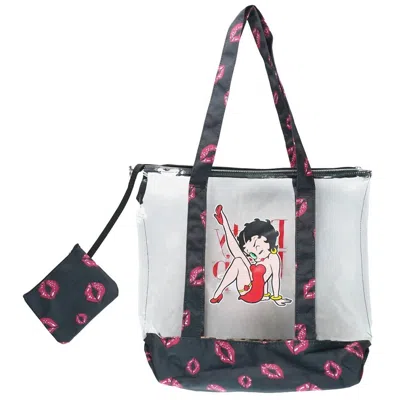 Betty Boop Women's Clear Shopping Bag In Multi