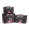 Betty Boop Women's Cosmetic Bag Set In Black In Black