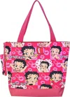 Betty Boop Women's Diaper Hand Tote Bag In Pink Multi In Multi