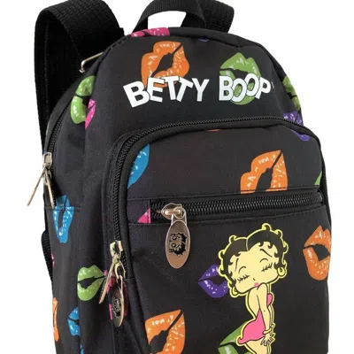 Betty Boop Women's Mini Backpack In Black