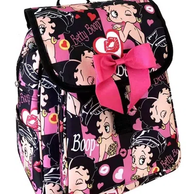 Betty Boop Women's Mini Backpack In Black In Multi