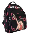 Betty Boop Women's Mini Backpack In Black In Multi